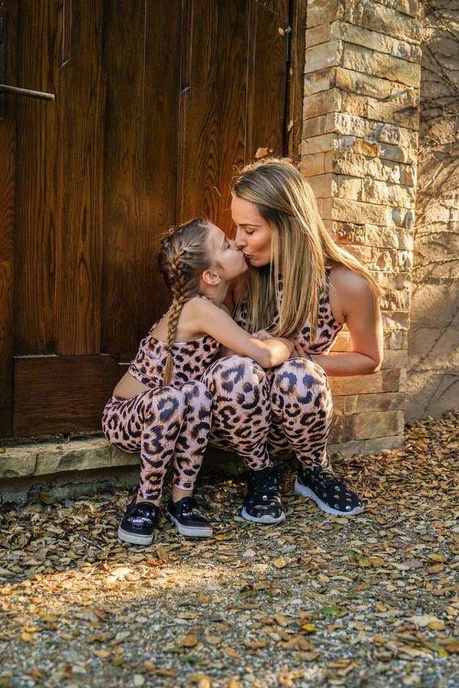 We are so excited to launch our beautiful Mommy & Me matching yoga sets! Each set is handmade in Miami, Florida and is super comfy. Each fit is true to size.   *A set includes printed leggings and matching bra.  All of our prints are stylish, funky and fashionable surely leaving you and your budding yogi to be the talk of the class!   100% polyester
