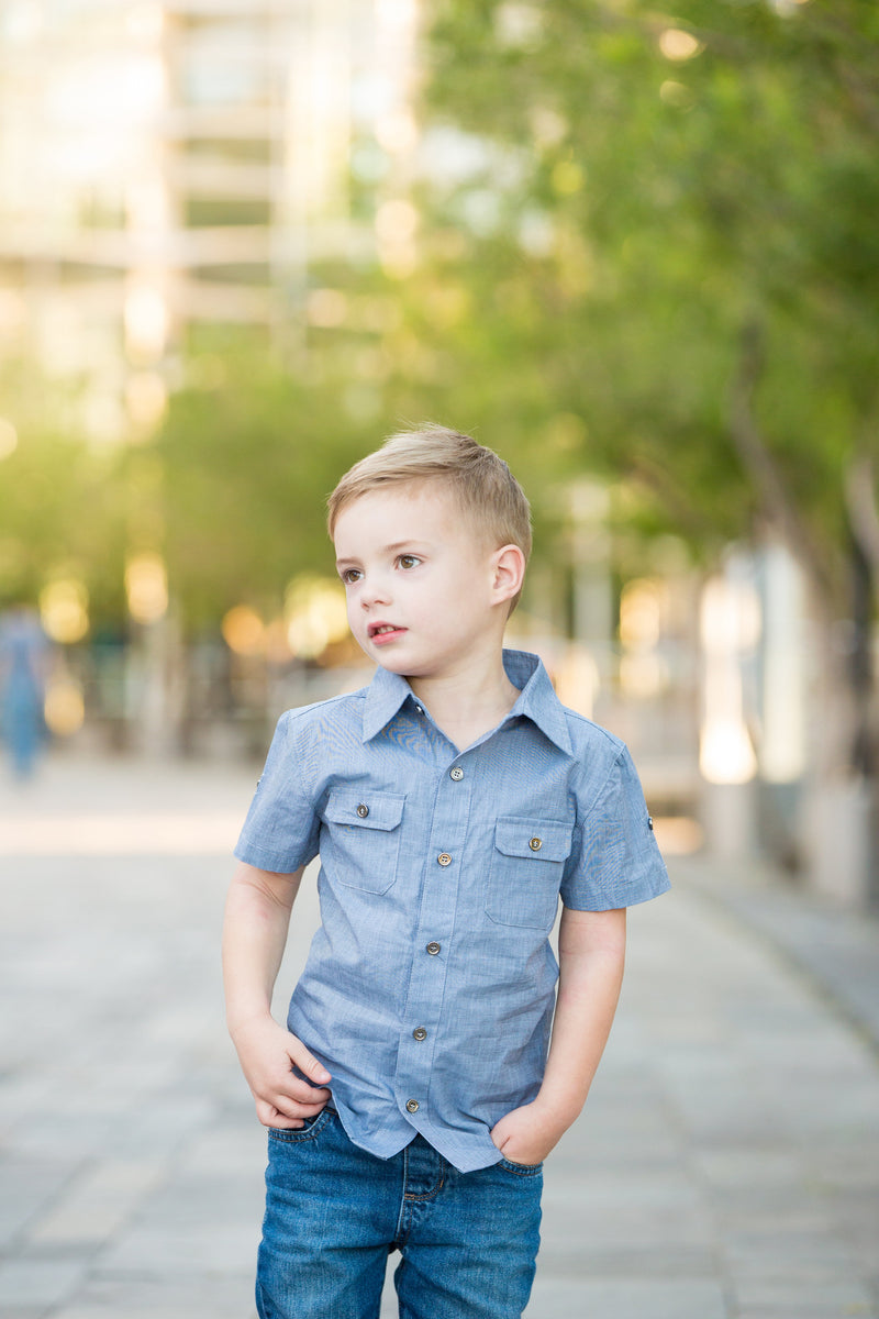 Toddler short sleeve dress shirt outlet