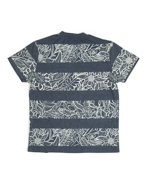 The Littlest Prince Navy & Cream Tropical Tee is perfect for island vacations or Spring/Summer days. The tropical print along with the bold blue colors will definitely have your little man standing out. This set is perfect for stylish brothers as well as for matching daddy