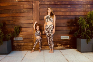 We are so excited to launch our beautiful Mommy & Me matching yoga sets! Each set is handmade in Miami, Florida and is super comfy. Each fit is true to size.   *A set includes printed leggings and matching bra.  All of our prints are stylish, funky and fashionable surely leaving you and your budding yogi to be the talk of the class!   100% polyester