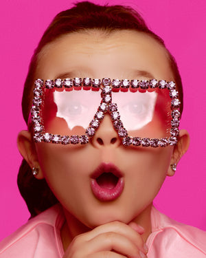 
            
                Load image into Gallery viewer, Pink Rhinestone Glasses
            
        