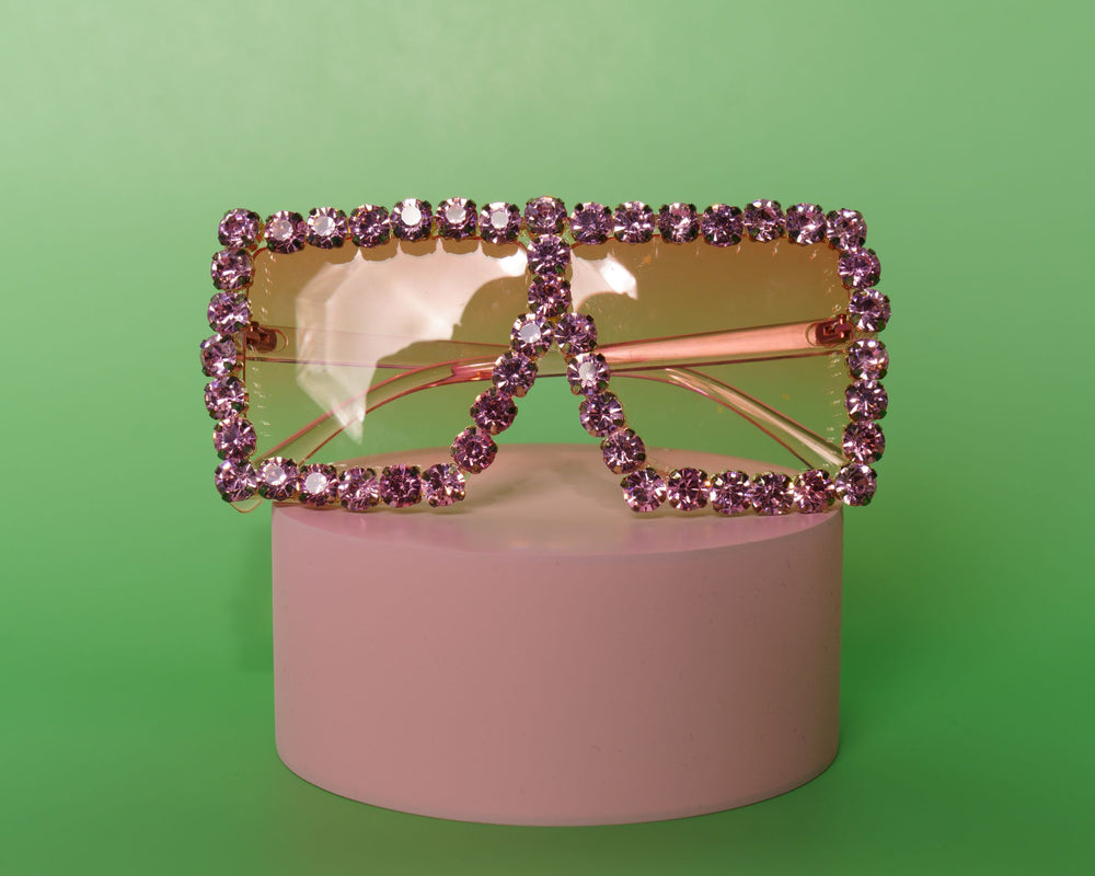 
            
                Load image into Gallery viewer, Pink Rhinestone Glasses
            
        