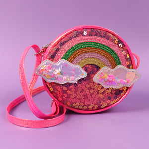 
            
                Load image into Gallery viewer, Pink Rainbow Sequins Coin Purse
            
        