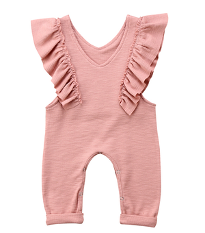 Ruffle Pink Romper – BOUJIE KIDZ Ruffle Pink Romper – BOUJIE KIDZ