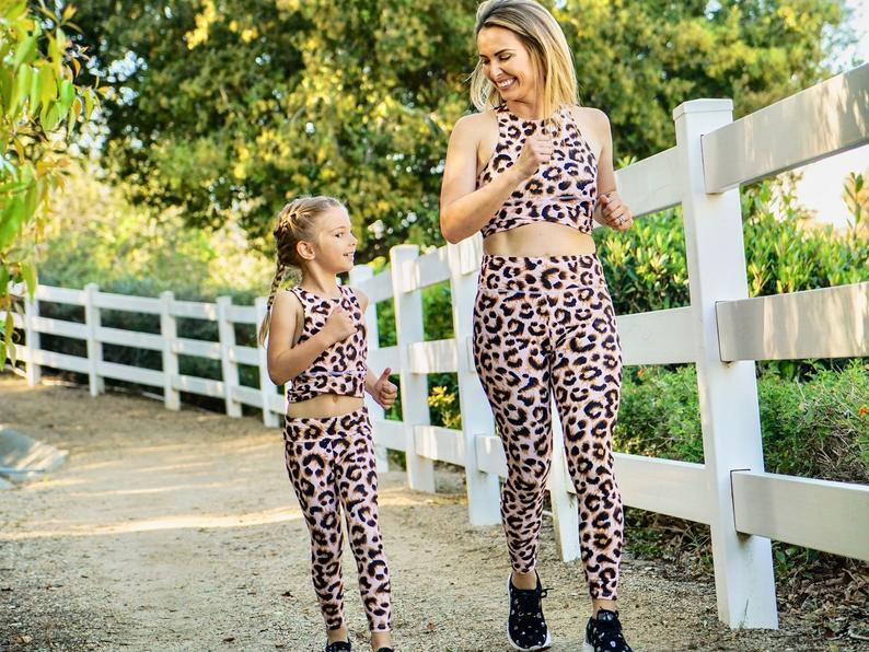 Leopard Yoga Set