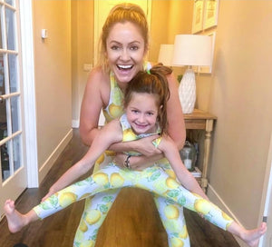 We are so excited to launch our beautiful Mommy & Me matching yoga sets! Each set is handmade in Miami, Florida and is super comfy. Each fit is true to size.  *A set includes printed leggings and matching bra. All of our prints are stylish, funky and fashionable surely leaving you and your budding yogi to be the talk of the class!  100% polyester